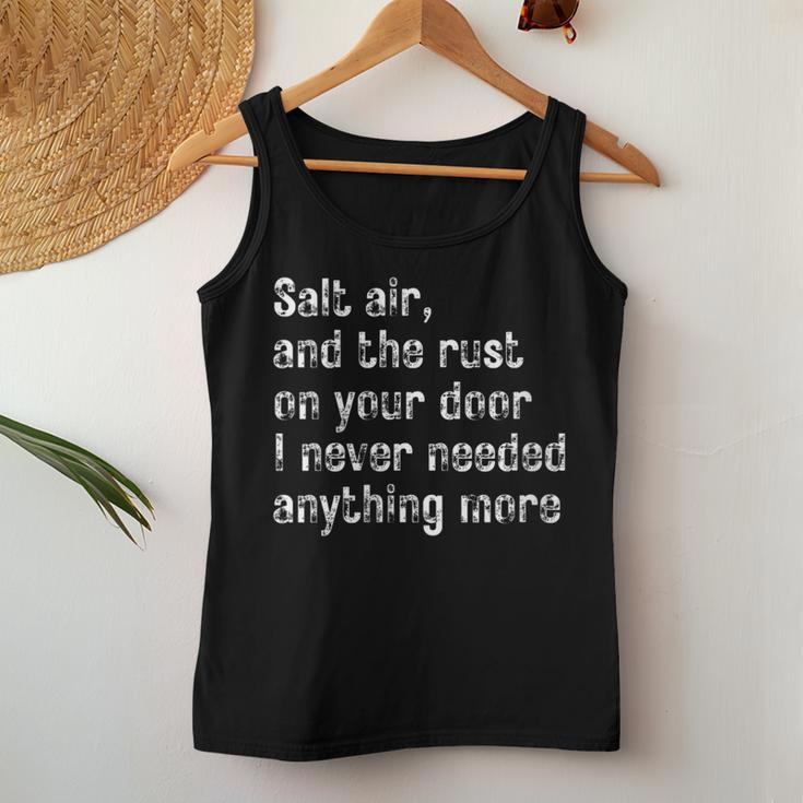 Salt Air Beach House Romance Sun Summer Love Women Tank Top Unique Gifts