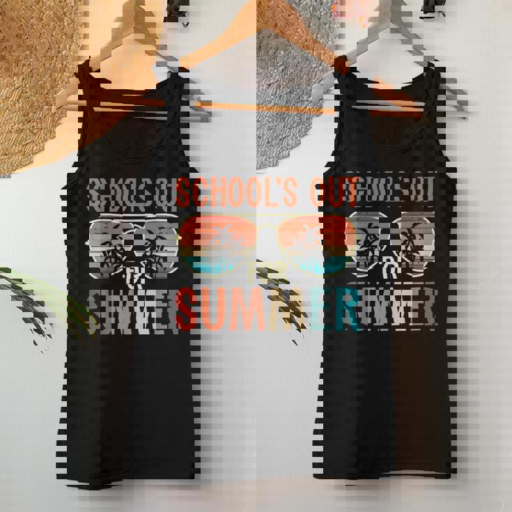 School Out For Summer Retro Last Day Of School Teacher Women Tank Top Unique Gifts