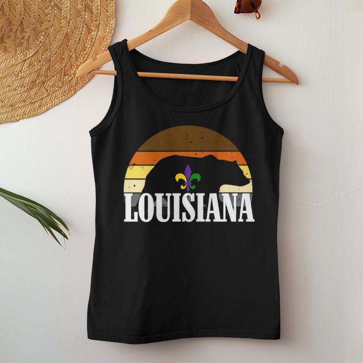 Schwuler Beefy Daddy Louisiana Lgbtq Regenbogen Schwuler Papa Bear Pride Tank Top Frauen Lustige Geschenke