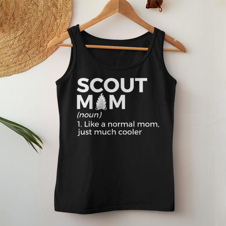 Scouting Scout Mom Definition Women Tank Top Unique Gifts