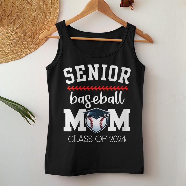 Senior Baseball Mom 2024 Senior Mom Class Of 2024 Baseball Women Tank Top Funny Gifts