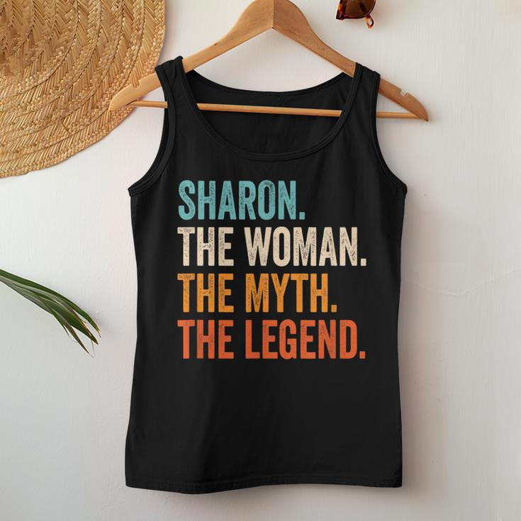 Sharon The Woman The Myth The Legend First Name Sharon Women Tank Top Funny Gifts