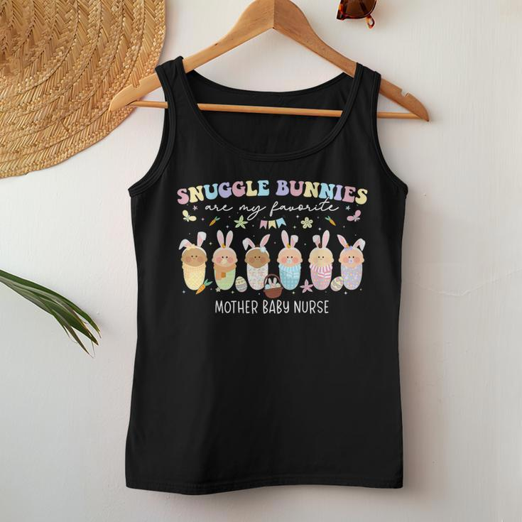 Snuggle Bunnies Are My Favorite Easter Mother Baby Nurse Women Tank Top Unique Gifts