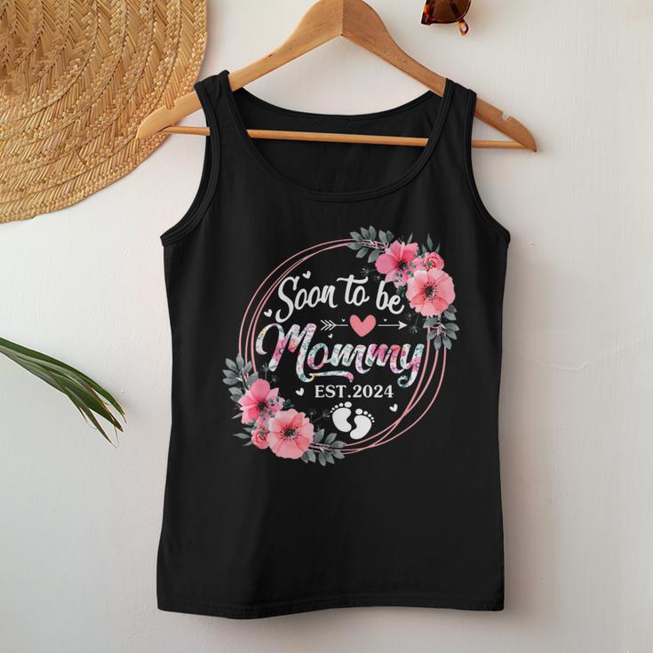 Soon To Be Mommy 2024 Mother's Day First Time Mom Pregnancy Women Tank Top Funny Gifts