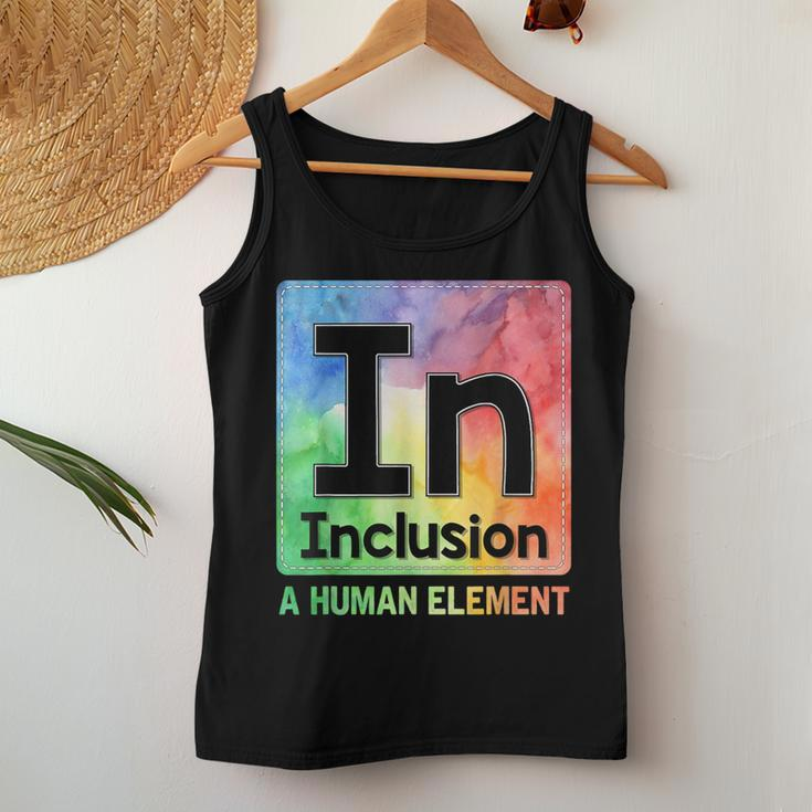 Special Ed Teacher In Inclusion A Human Element Sped Teacher Women Tank Top Unique Gifts