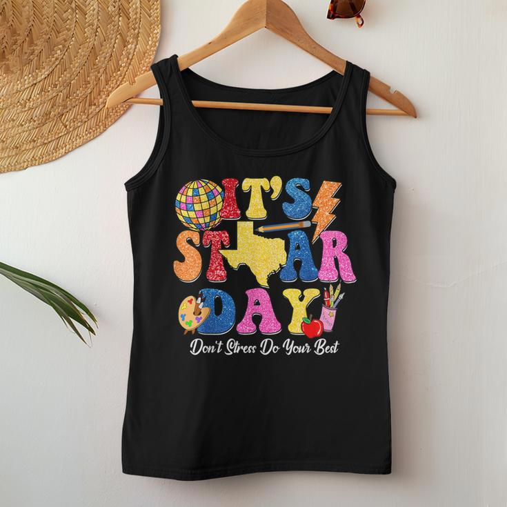 Staar Testing Test Day Don't Stress Do Your Best Teacher Kid Women Tank Top Unique Gifts