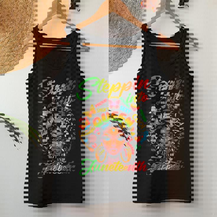Stepping Into Junenth Black Afro Woman Like My Ancestors Women Tank Top Unique Gifts Stepping Into Junenth Black Afro Woman Like My Ancestors Women Tank Top Unique Gifts