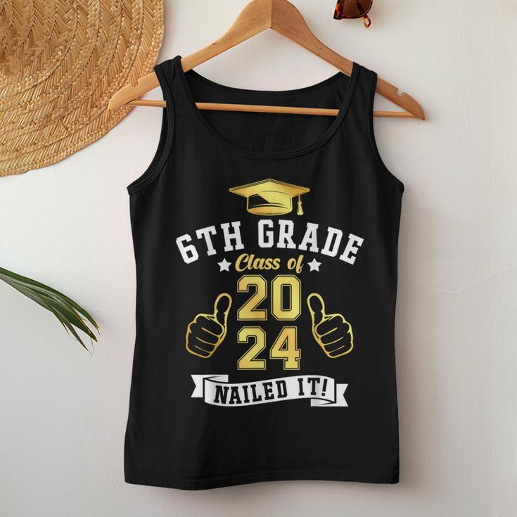 Students 6Th Grade Class Of 2024 Nailed It Graduation Women Tank Top Unique Gifts