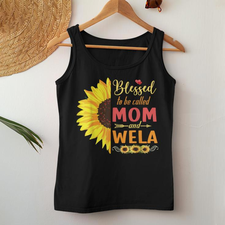 Sunflowers Happy Mothers Blessed To Be Called Mom And Wela Women Tank Top Unique Gifts