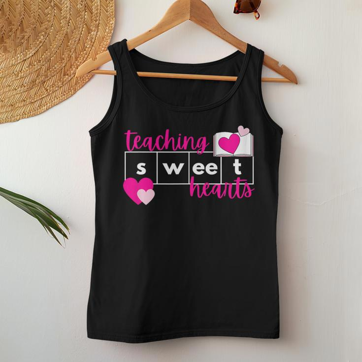 Teaching Sweethearts Reading Teacher Science Of Reading Women Tank Top Unique Gifts