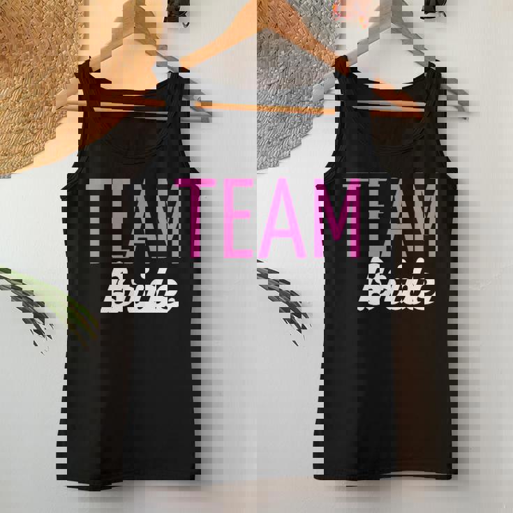 Team Bride Wife Party Girls Wedding Bachelorette Friends Women Tank Top Personalized Gifts