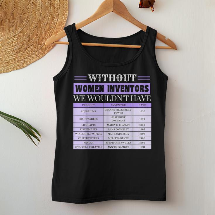 History Of Inventors International Women's Day Women Tank Top Unique Gifts
