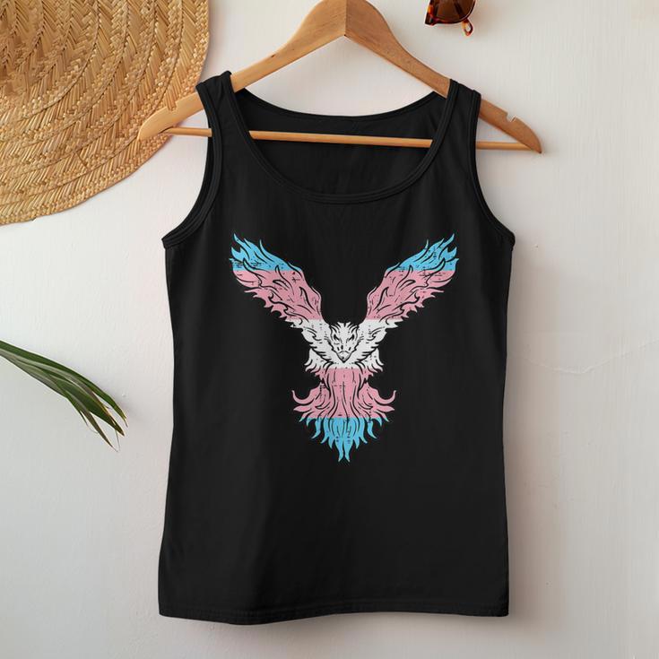 Transgender Bird Phoenix Trans Pride Flag Lgbt Kid Women Tank Top Unique Gifts