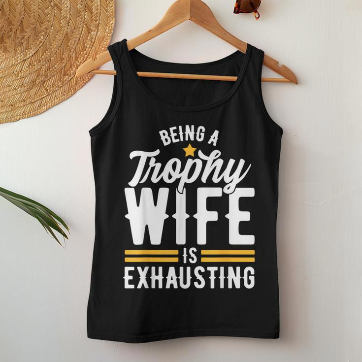 Trophy Wife Wedding Anniversary Women Tank Top Funny Gifts
