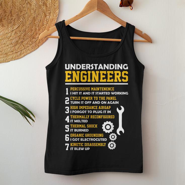 Understanding Engineers Sarcastic Engineering Women Tank Top Unique Gifts