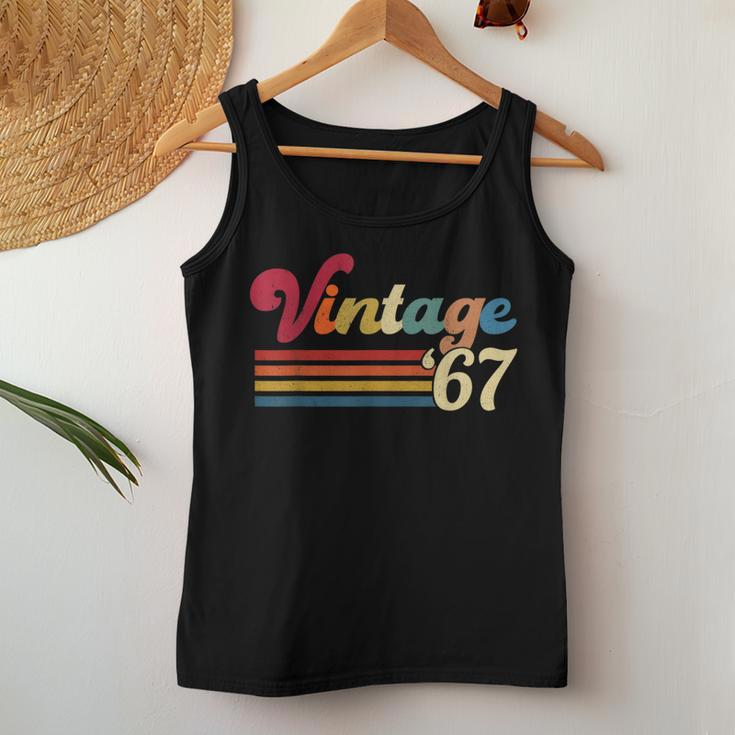 Vintage 1967 Retro 55'S 55Th For B-Day Women Tank Top Unique Gifts