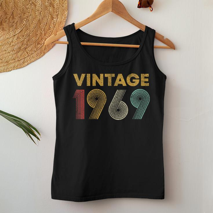 Vintage 1969 55Th Birthday 55 Years Old Women Tank Top Unique Gifts