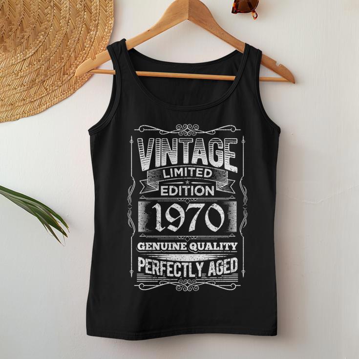 Vintage 1970 54Th Birthday 54 Years Old Women Tank Top Unique Gifts