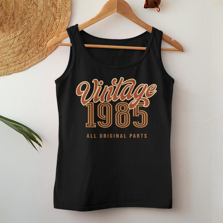Vintage 1985 All Original Parts For & Birthday Women Tank Top Unique Gifts