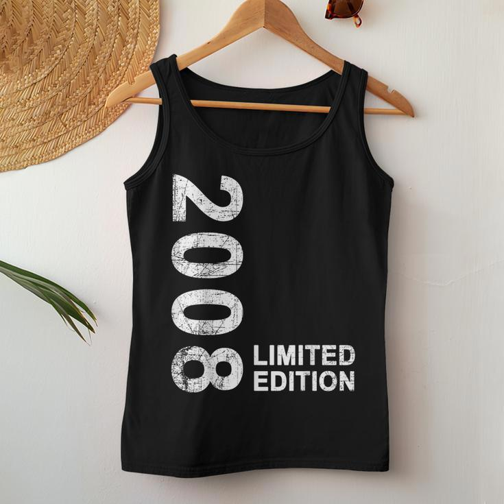 Vintage 2008 Boy Girl 16 Years Old 16Th Birthday Women Tank Top Funny Gifts