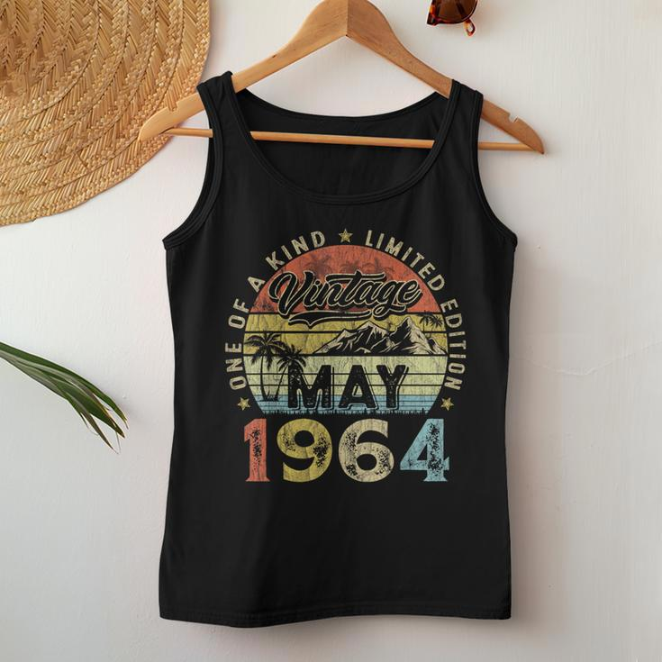 Vintage Legend Since May 1964 60Th Birthday For Women Women Tank Top Unique Gifts