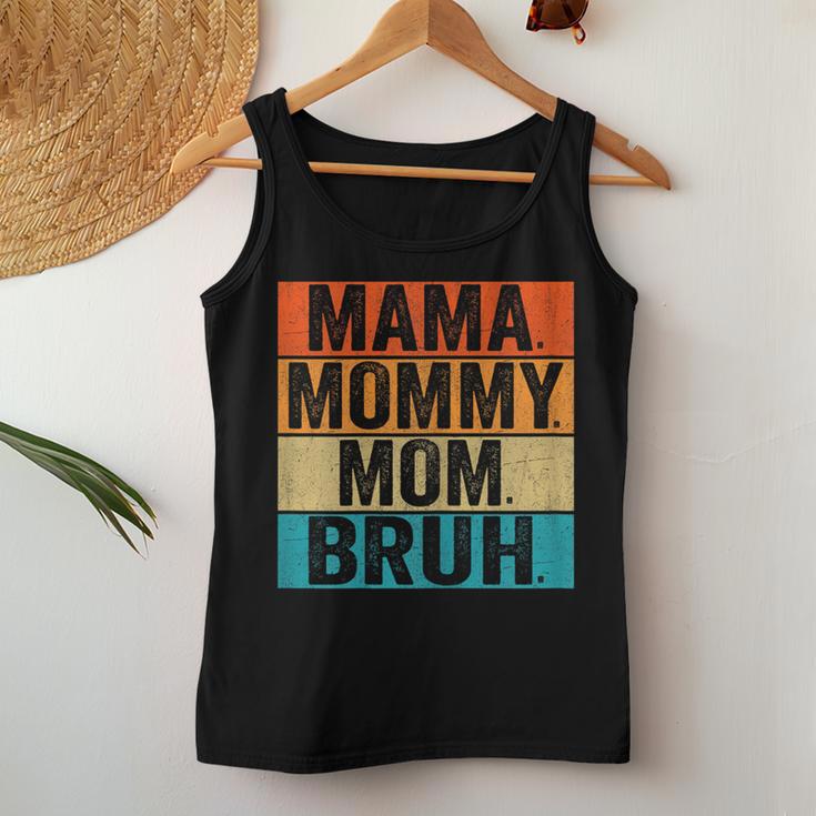 Vintage Mama Mama Mama Bruh Lustig Muttertag Tank Top Frauen Lustige Geschenke