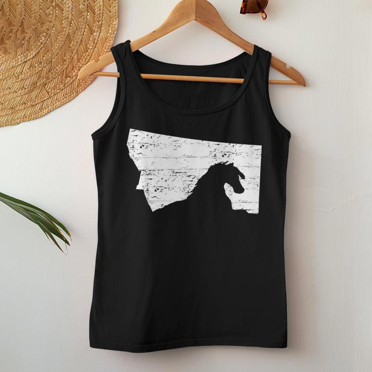 Vintage Montana Horse Riders Women Tank Top Unique Gifts