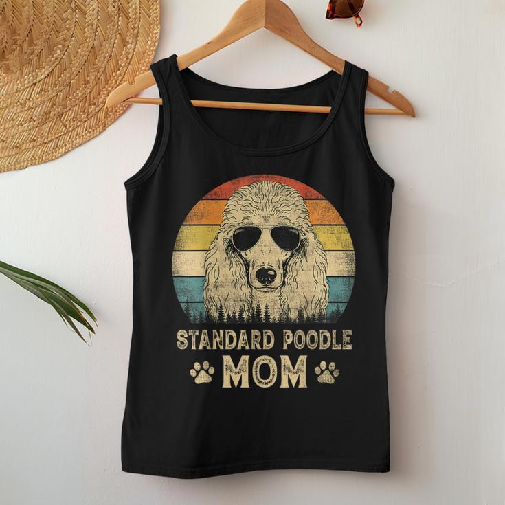 Vintage Standard Poodle Mom Dog Lovers Mother's Day Women Tank Top Unique Gifts