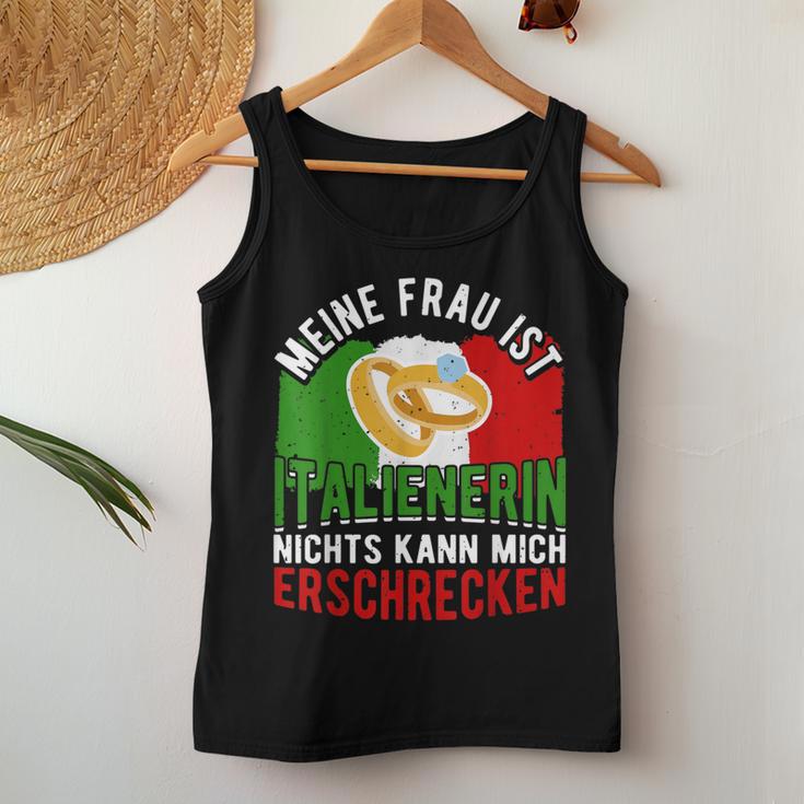 My Wife Is Italian Tank Top Frauen Lustige Geschenke