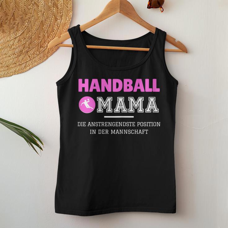 Women's Handball Mama Handball Player Tank Top Frauen Lustige Geschenke