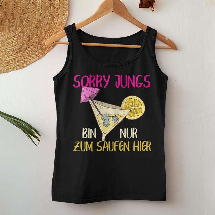 Women's Mallorca Saufen Sayings Henergeben Jga Tank Top Frauen Lustige Geschenke