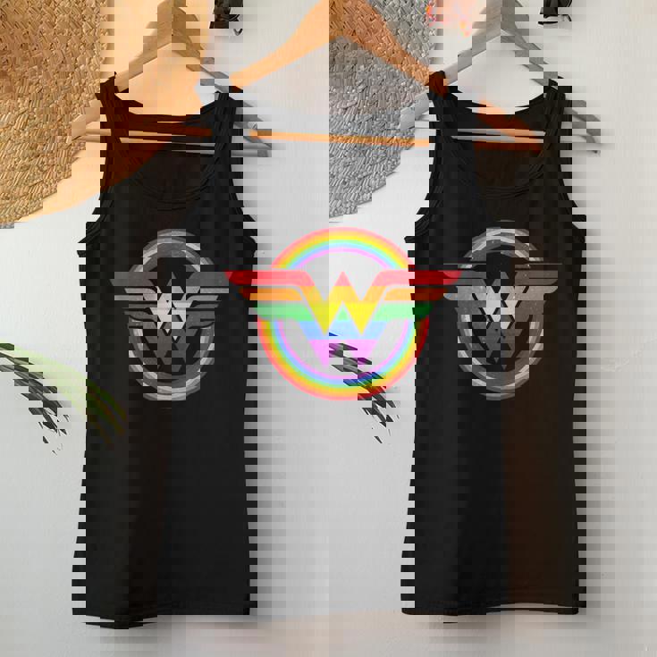 Wonder Pride Gay Hero Proud Ally Lgbtq Rainbow Flag Women Tank Top Unique Gifts