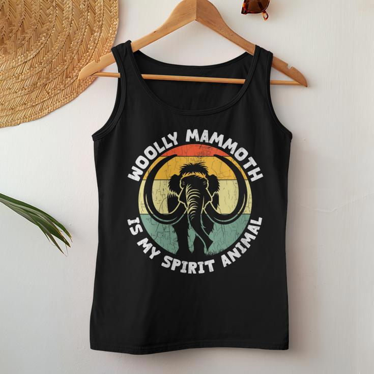 Woolly Mammoth Is My Spirit Animal Vintage Women Tank Top Unique Gifts