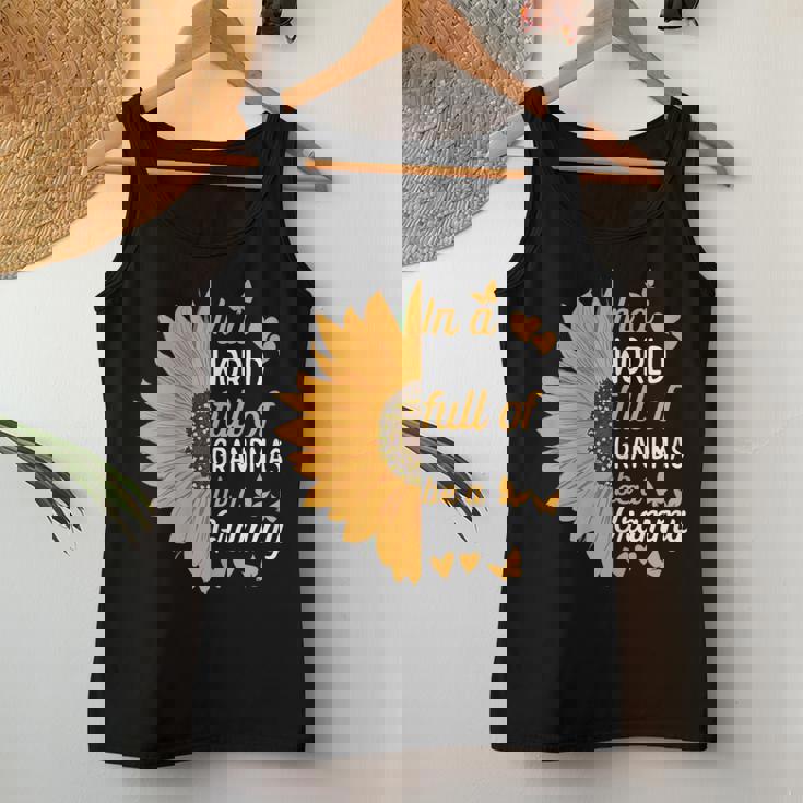 In A World Full Of Grandmas Be A Grammy Grandma Women Tank Top Unique Gifts