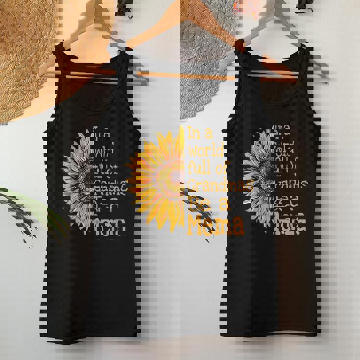 In A World Of Grandmas Be A Mema Special Grandma Women Tank Top Funny Gifts