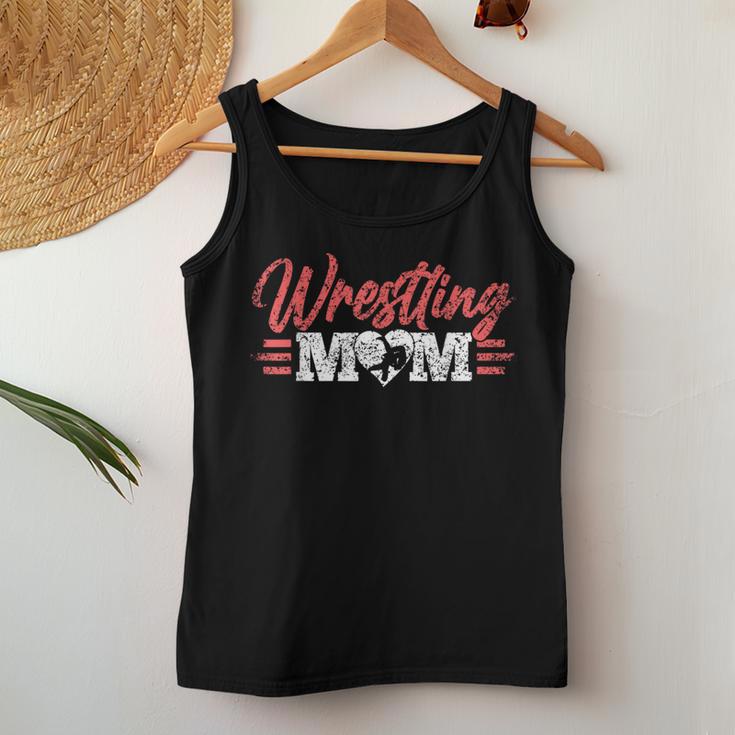 Wrestling Mom Martial Arts Wrestler Wrestle Hobby Mother Women Tank Top Unique Gifts