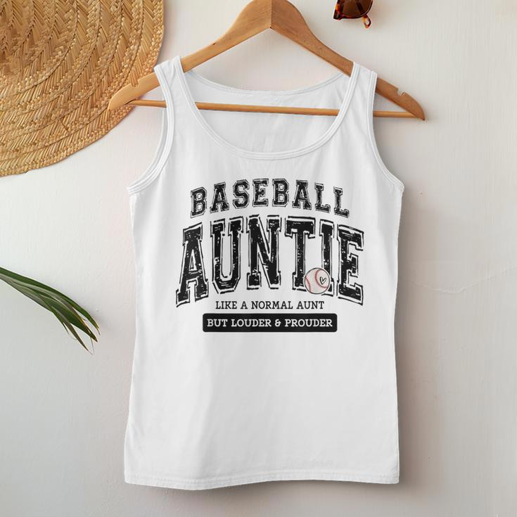 Baseball Auntie Matching Aunt Loud Proud Family Player Game Women Tank Top Unique Gifts