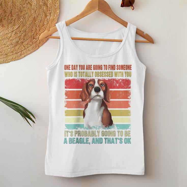 Beagle-Hund Mutter Papa Beagle Hundebesitzer Geschenke Für Frauen Männer Kinder Raglan Tank Top Frauen Lustige Geschenke