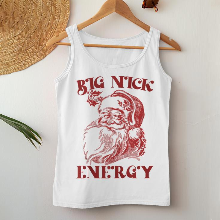 Big Nick Energy Xmas Christmas Ugly Sweater Womens Women Tank Top Unique Gifts
