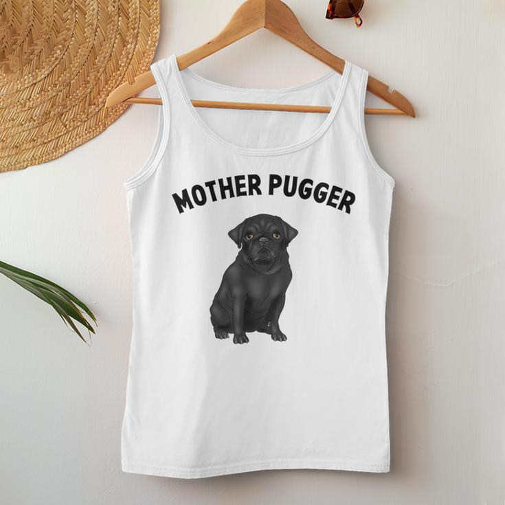 Black Pug Mother-Pugger Women Tank Top Unique Gifts