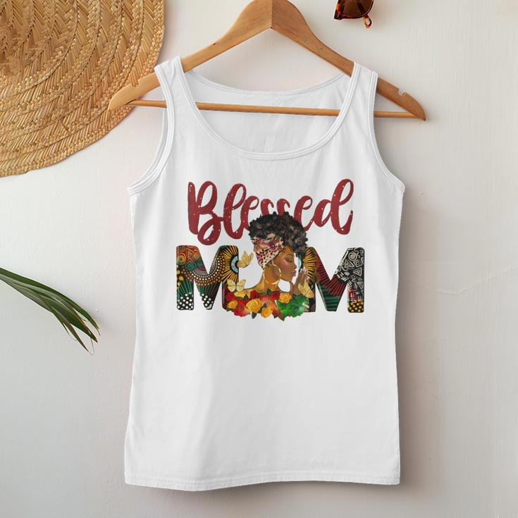 Blessed Mom Africa Black Woman Junenth Mother's Day Women Tank Top Personalized Gifts