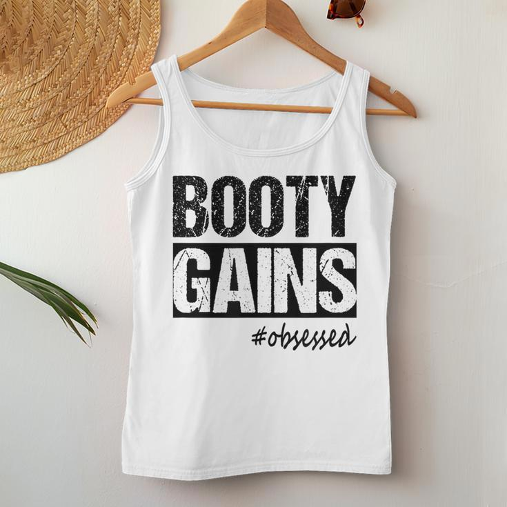 Booty Gains Beach Body Squat Band WorkoutWomen Tank Top Unique Gifts