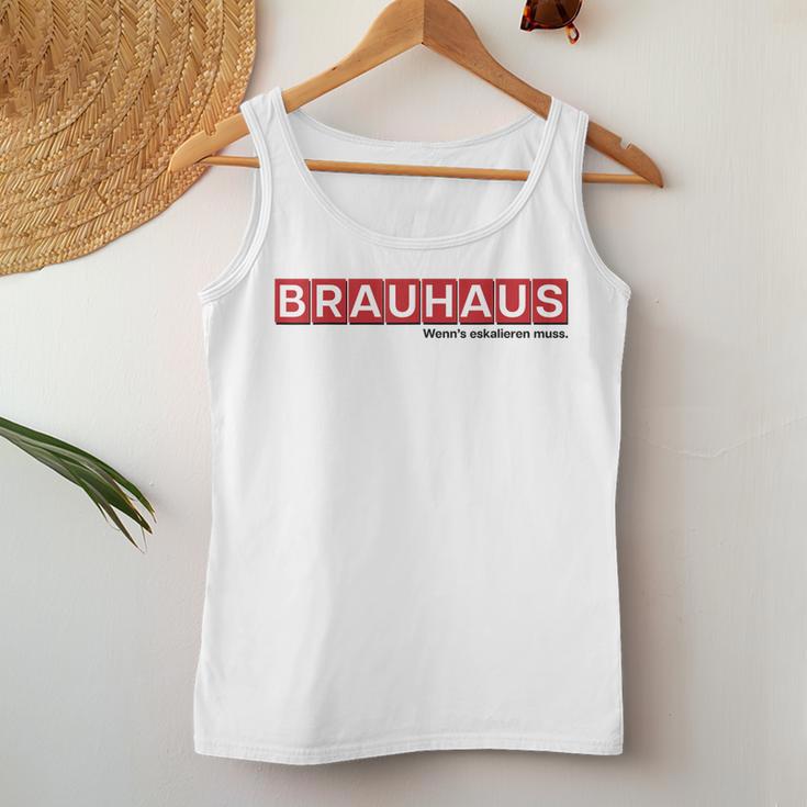 Brauhaus Party Hardware Store Craftsmen Drinking Beer Fun Tank Top Frauen Lustige Geschenke