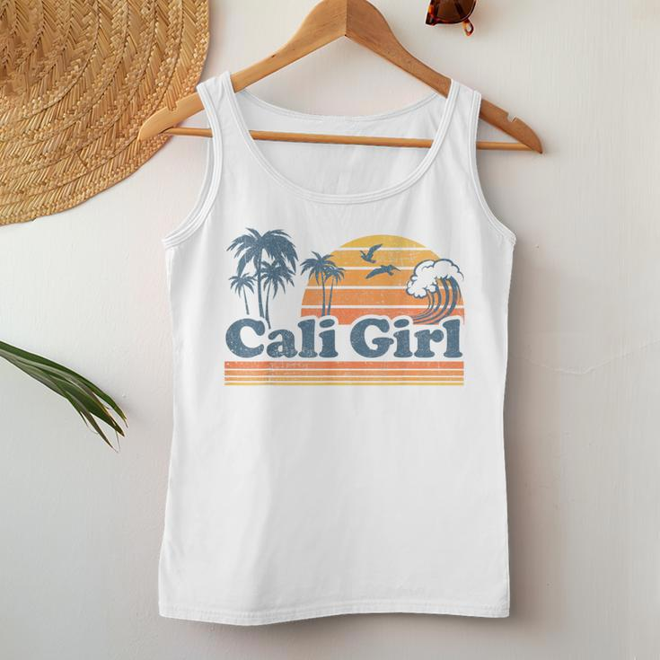 Cali Girl California Beach Summer Vacation Vintage 70S Retro Women Tank Top Funny Gifts