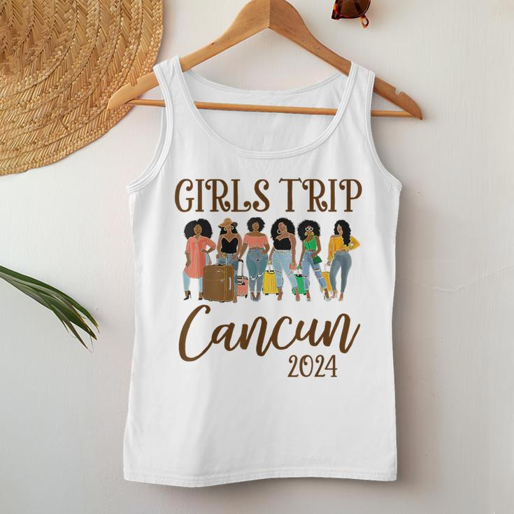 Cancun Girls Trip 2024 Weekend Vacation Matching Women Tank Top Funny Gifts