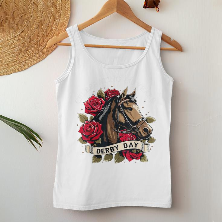 Celebrating 150 Years Derby Day Vintage Women Tank Top Unique Gifts