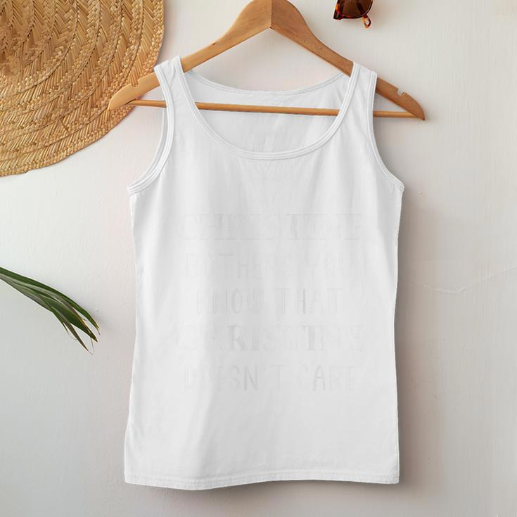 Christine Bothers You Quote First Name Christine Women Tank Top Unique Gifts
