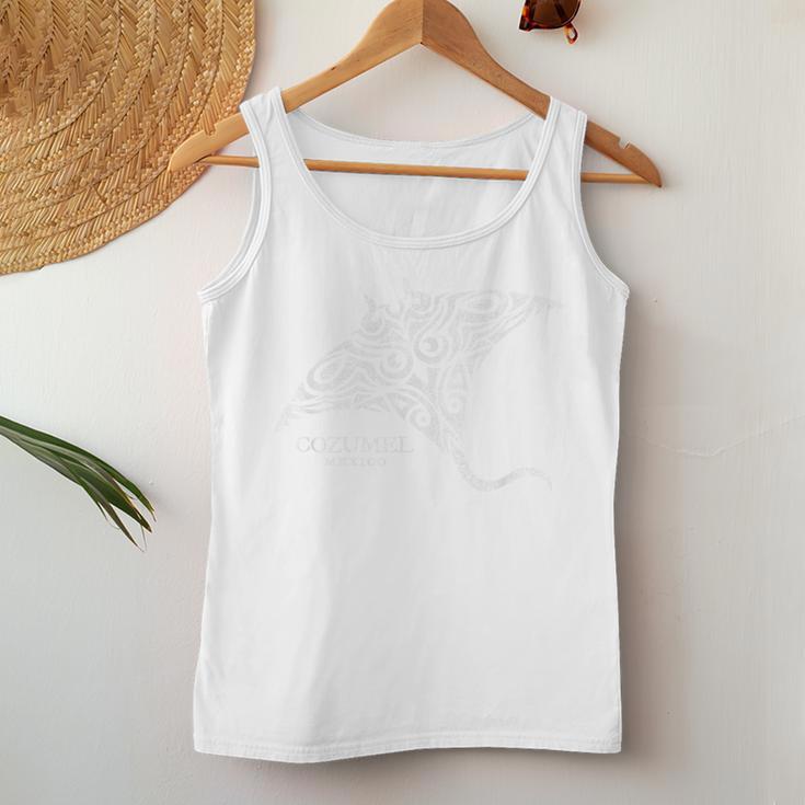 Cozumel Mexico Stingray Vintage Souvenir Women Tank Top Unique Gifts