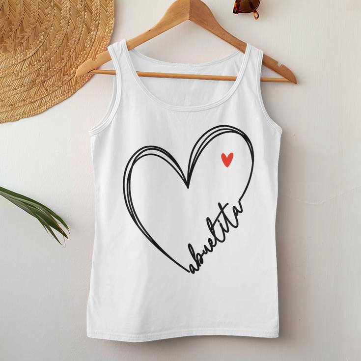 Cute Abuelita With Heart Girl Girls Mom Women Tank Top Unique Gifts