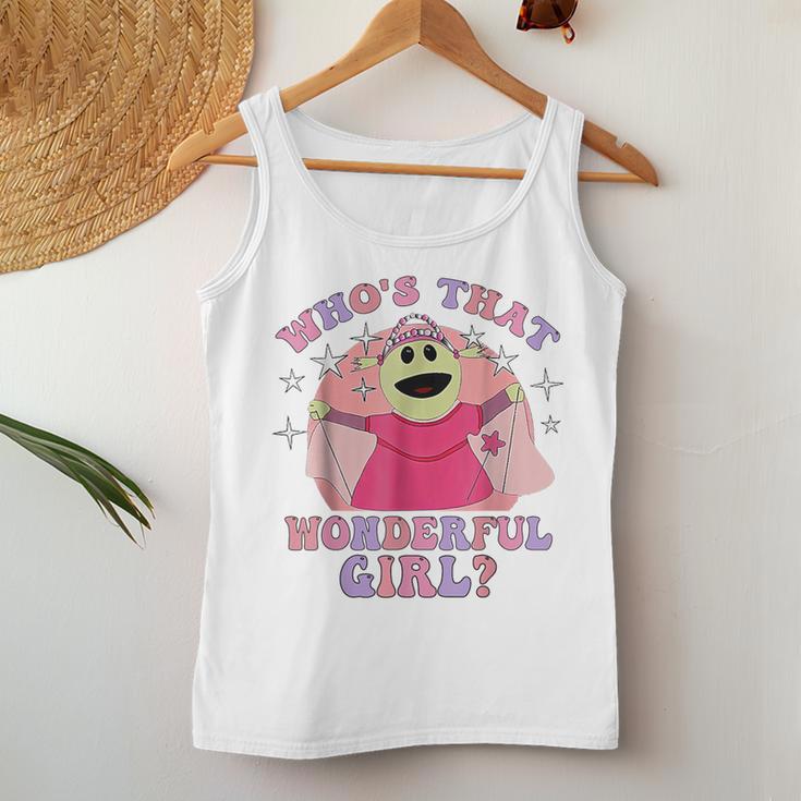 Cute Wonderful Girl Whos That Wonderful Girl Women Tank Top Unique Gifts